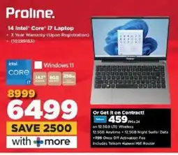 HiFi Corp Proline 14 Intel Core i7 Laptop offer