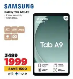 HiFi Corp Samsung Galaxy Tab A9 LTE offer