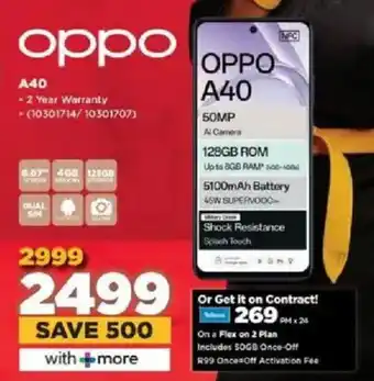 HiFi Corp Oppo A40 offer