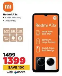 HiFi Corp Redmi A3x offer