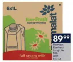 President Hyper Parmalat Everfresh Long Life Milk UHT offer