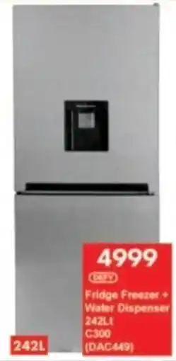 President Hyper Defy Fridge Freezer + Water Dispenser C300 offer