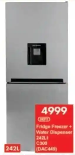 President Hyper Defy Fridge Freezer + Water Dispenser C300 offer