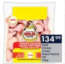 President Hyper Goldi Chicken Frozen Mixed Portions IQF offer