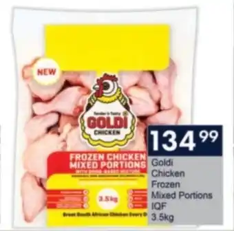 President Hyper Goldi Chicken Frozen Mixed Portions IQF offer