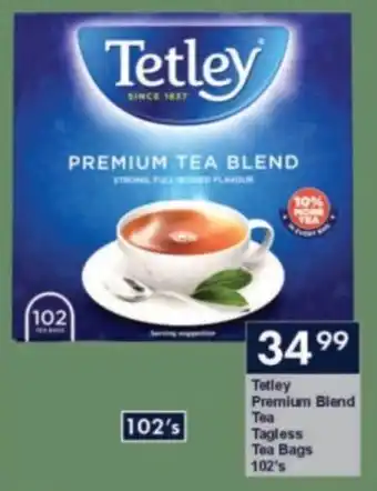 President Hyper Tetley Premium Blend Tea Tagless Tea Bags offer