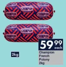 President Hyper Champion French Polony offer