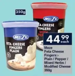 President Hyper Meze Feta Cheese Fingers Plain/ Pepper/ Mixed Herbs/ Modified Cheese offer