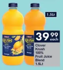 President Hyper Clover Krush 100% Fruit Juice Bend offer