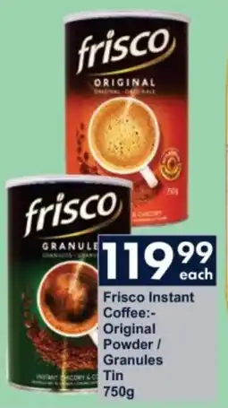 President Hyper Frisco Instant Coffee Original Powder/ Granules Tin offer