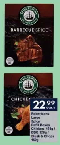 President Hyper Robertsons Large Spice Refill Boxes Chicken/ BBQ/ Steak & Chops offer