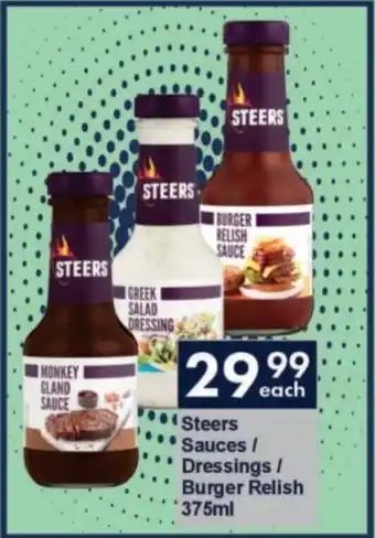 President Hyper Steers Sauces/ Dressings/ Burger Relish offer