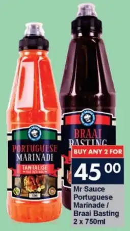 President Hyper Mr Sauce Portuguese Marinade/ Braai Basting offer