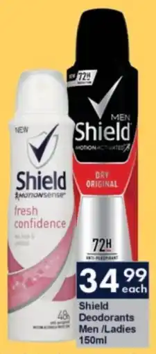 President Hyper Shield Deodorants Men/ Ladies offer