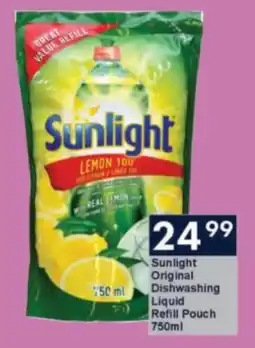 President Hyper Sunlight Original Dishwashing Liquid Refill Pouch offer