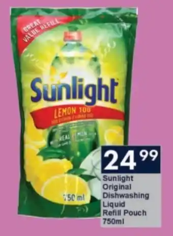 President Hyper Sunlight Original Dishwashing Liquid Refill Pouch offer