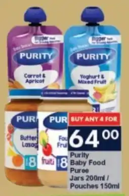 President Hyper Purity Baby Food Puree Jars/ Pouches offer