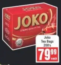 Frontline Joko Tea Bags offer