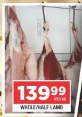 Frontline Whole/ half lamb offer