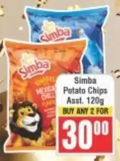 Frontline Simba Potato Chips offer