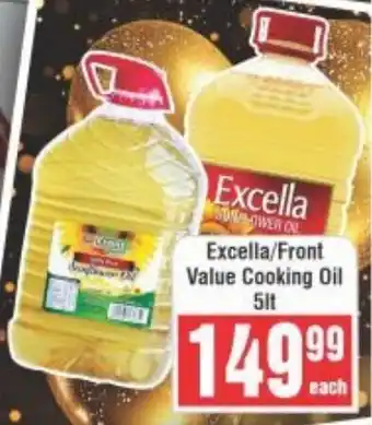 Frontline Excella/ Front Value Cooking Oil offer
