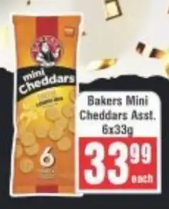 Frontline Bakers Mini Cheddars Asst. offer