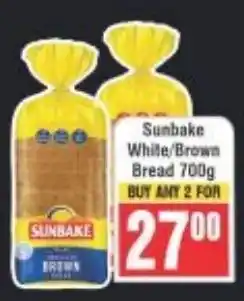 Frontline Sunbake White/ Brown Bread offer