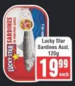 Frontline Lucky Star Sardines Asst. offer