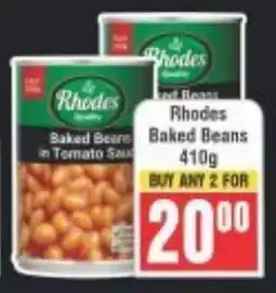 Frontline Rhodes Baked Beans offer