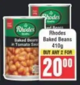 Frontline Rhodes Baked Beans offer