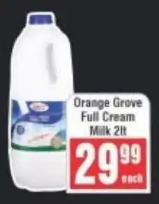 Frontline Orange Grove Full Cream Milk offer