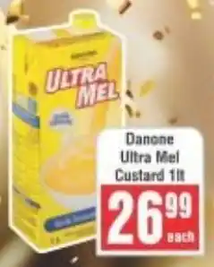 Frontline Danone Ultra Mel Custard offer