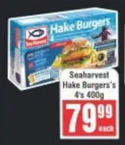 Frontline Seaharvest Hake Burgers offer