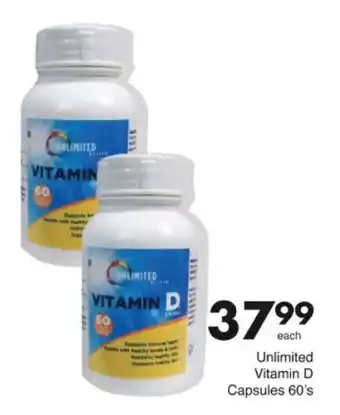 Save Hyper Unlimited Vitamin D Capsules offer