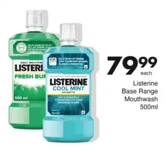 Save Hyper Listerine Base Range Mouthwash offer