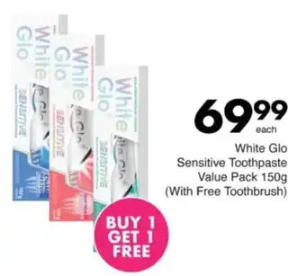 Save Hyper White Glo Sensitive Toothpaste Value Pack offer