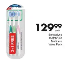 Save Hyper Sensodyne Toothbrush Mutlicare Value Pack offer