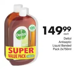Save Hyper Dettol Antiseptic Liquid Banded Pack offer