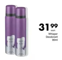 Save Hyper Whisper Deodorant offer