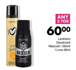 Save Hyper Lentheric Deodorant Masculin/ I Love offer