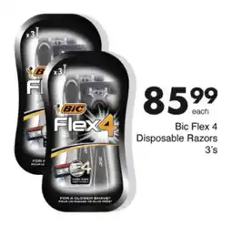 Save Hyper Bic Flex 4 Disposable Razors offer