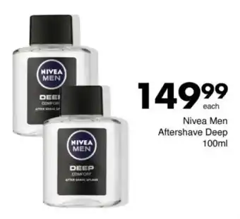 Save Hyper Nivea Men Aftershave Deep offer