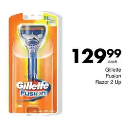 Save Hyper Gillette Fusion Razor 2 Up offer