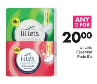 Save Hyper Lil Lets Essential Pads offer