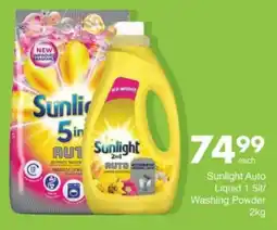 Save Hyper Sunlight Auto Liquid/ Washing Powder offer