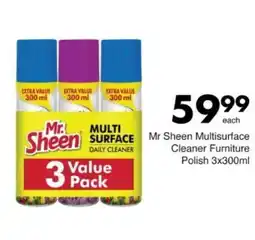 Save Hyper Mr. Sheen Multisurface Cleaner Furniture Polish offer