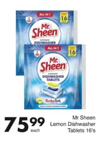 Save Hyper Mr Sheen Lemon Dishwasher Tablets offer