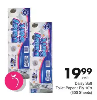 Save Hyper Daisy Soft Toilet Paper 1 Ply offer