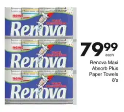 Save Hyper Renova Maxi Absorb Plus Paper Towels offer