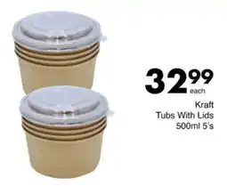 Save Hyper Kraft Tubs With Lids offer